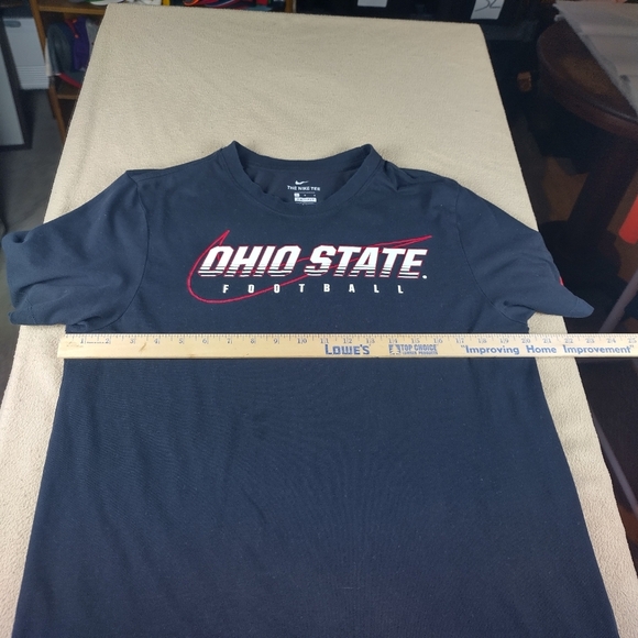 nike ohio state buckeyes Football Men's Size Large Big Swoosh Shirt - Picture 10 of 11